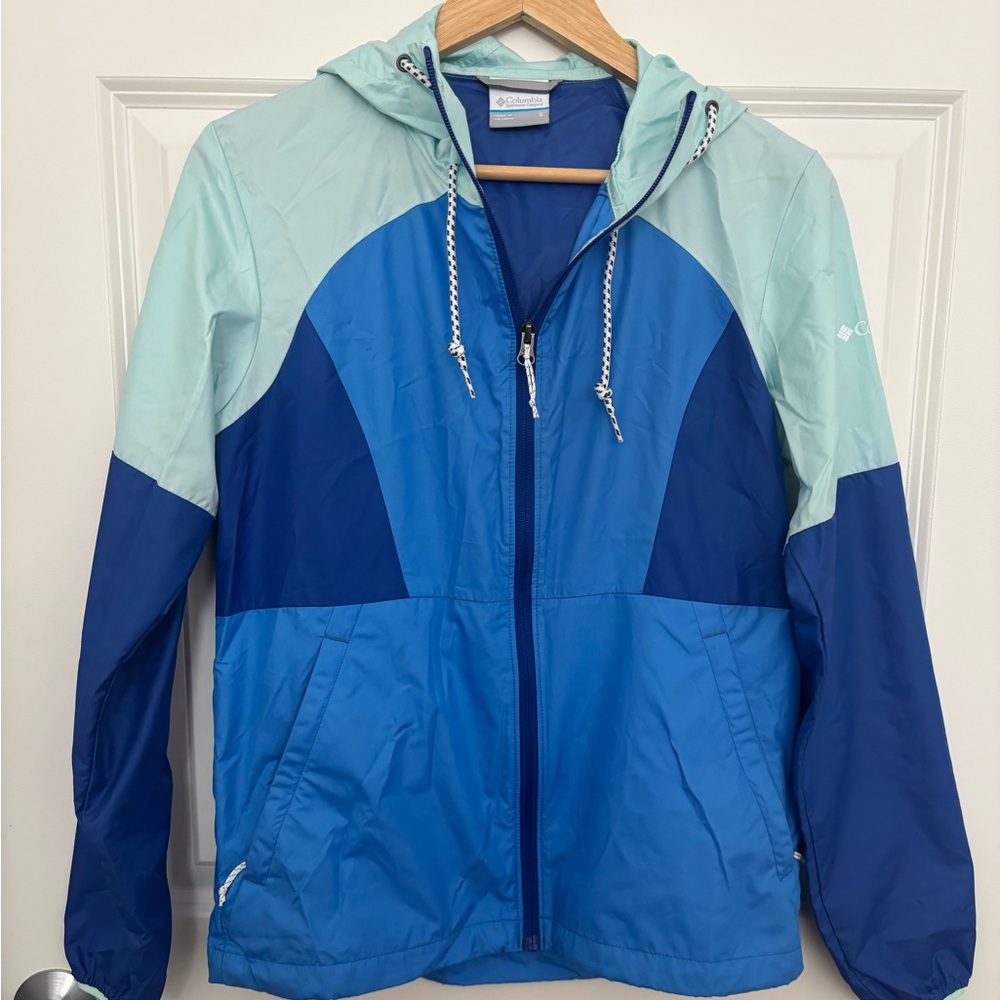 Columbia Blue Hooded Jacket